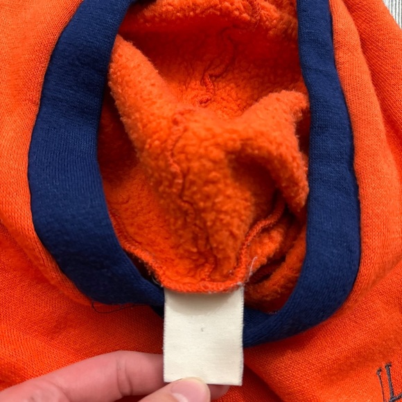 Vintage 80s University of Illinois Hoodie Fighting Illini - Picture 4 of 6